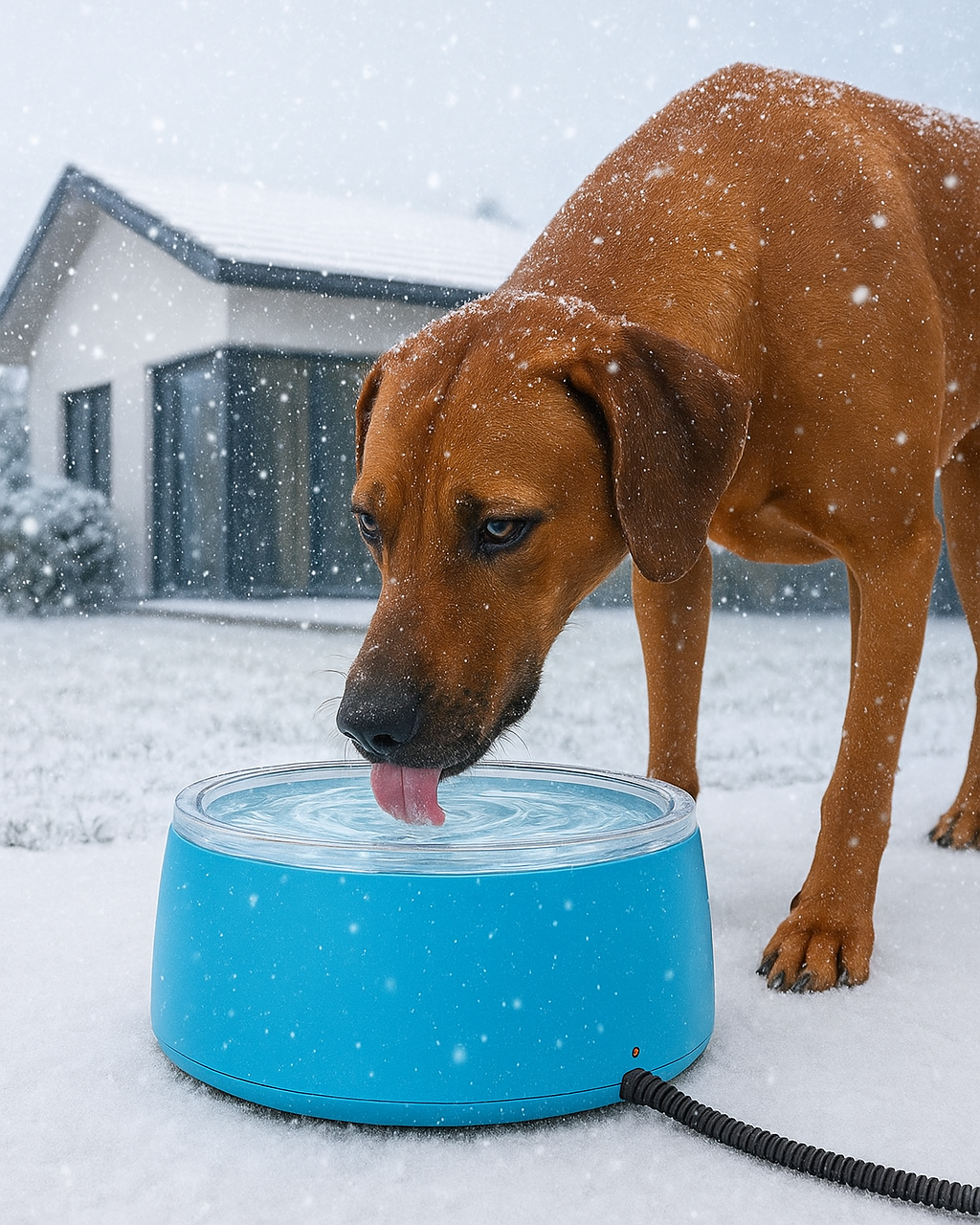 Outdoor Heated Pet Water Bowl