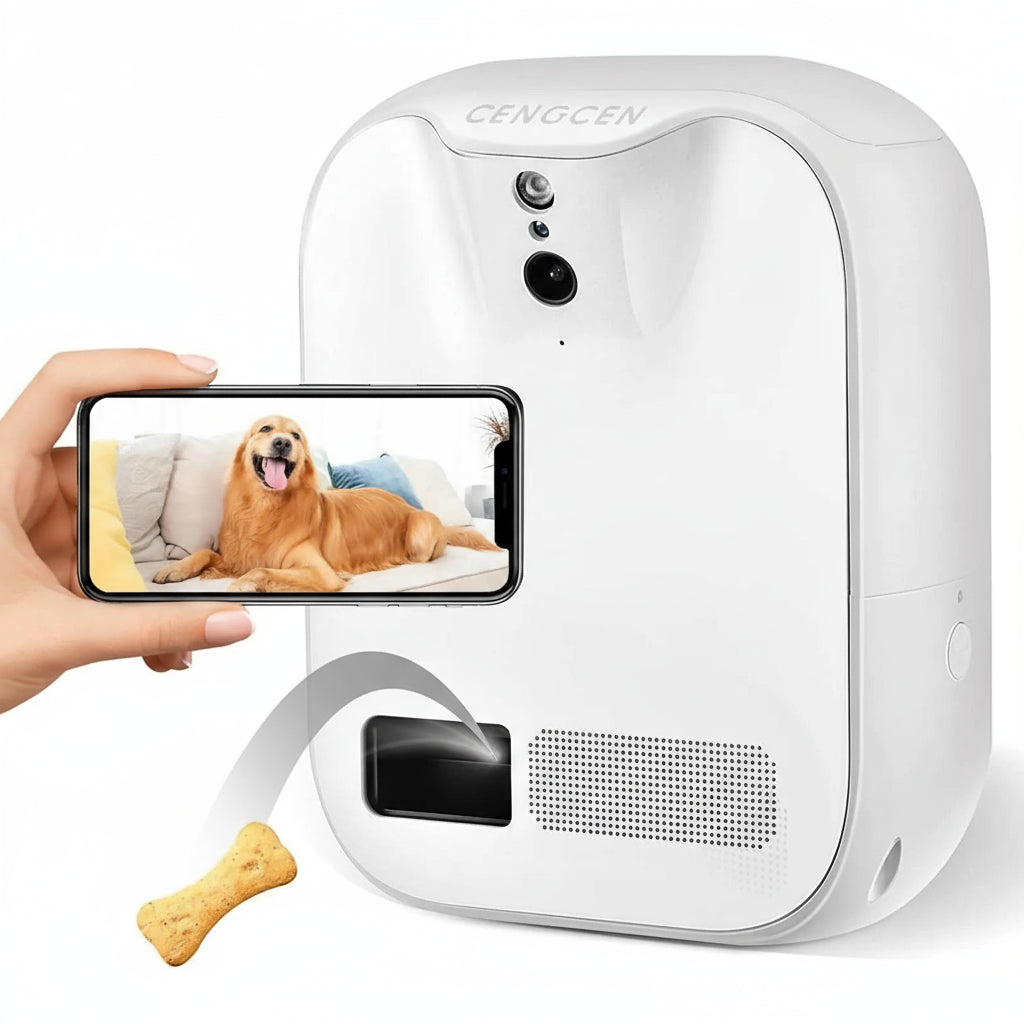 Pet Monitoring Camera With Treat Dispenser