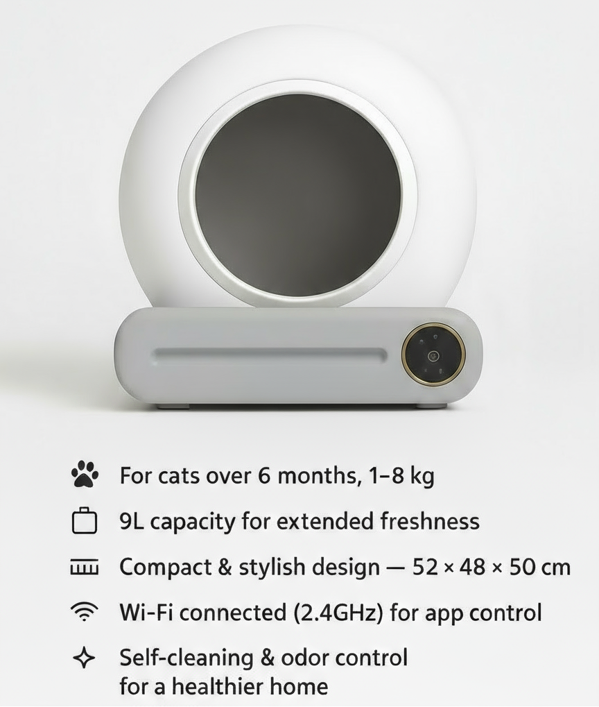 Smart Automatic Cat Litter Box